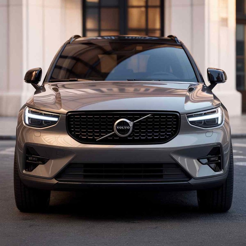 Grey Volvo-Bumper Repair Lindsay Collision Center